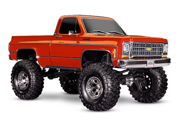 Traxxas TRX-4 Chevrolet K10 Cheyenne High Trail Edition (Copper): 1/10 Scale 4X4 Trail Truck, Fully-Assembled, Waterproof electronics, Ready-To-Drive, with TQi 2.4GHz 4-channel Radio System, XL-5 HV Speed Control, Hi/Low Transmission, Remote Locking Differentials, and painted body. Requires: battery and charger.