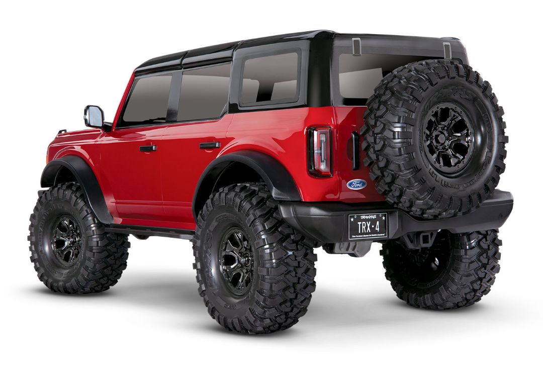 Traxxas TRX-4 Scale & Trail 2021 Ford Bronco 1/10 Crawler - Red - Click Image to Close