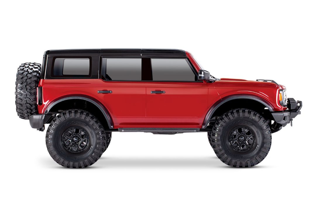 Traxxas TRX-4 Scale & Trail 2021 Ford Bronco 1/10 Crawler - Red - Click Image to Close