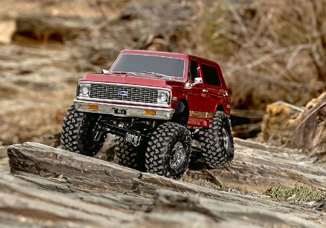 Traxxas 1 10 TRX 4 72 Chevy K5 Blazer High Trail 4x4 RTR Red TRA92086 4RED Hi Performance Distributors