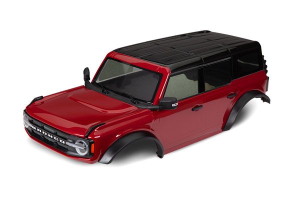 Traxxas Body, Ford Bronco (2021), complete, red (painted)