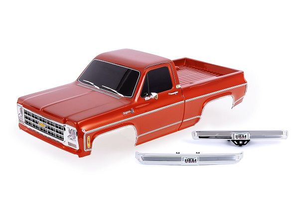 Traxxas Body Chevrolet K10 Truck (1979) Complete, Copper - Click Image to Close