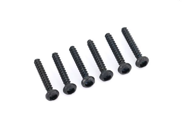 Traxxas Screws, 1.6x10mm Button-Head, Self-Tapping (Hex Drive) (6)