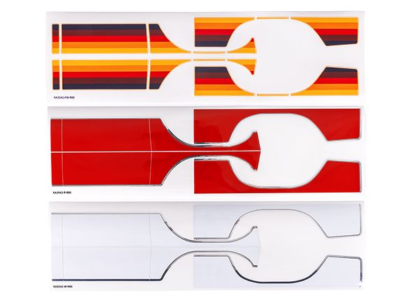 Traxxas Decal Sheets, Ford F-150 (1979) (red, white, & freewheel) (fits #9230 body)