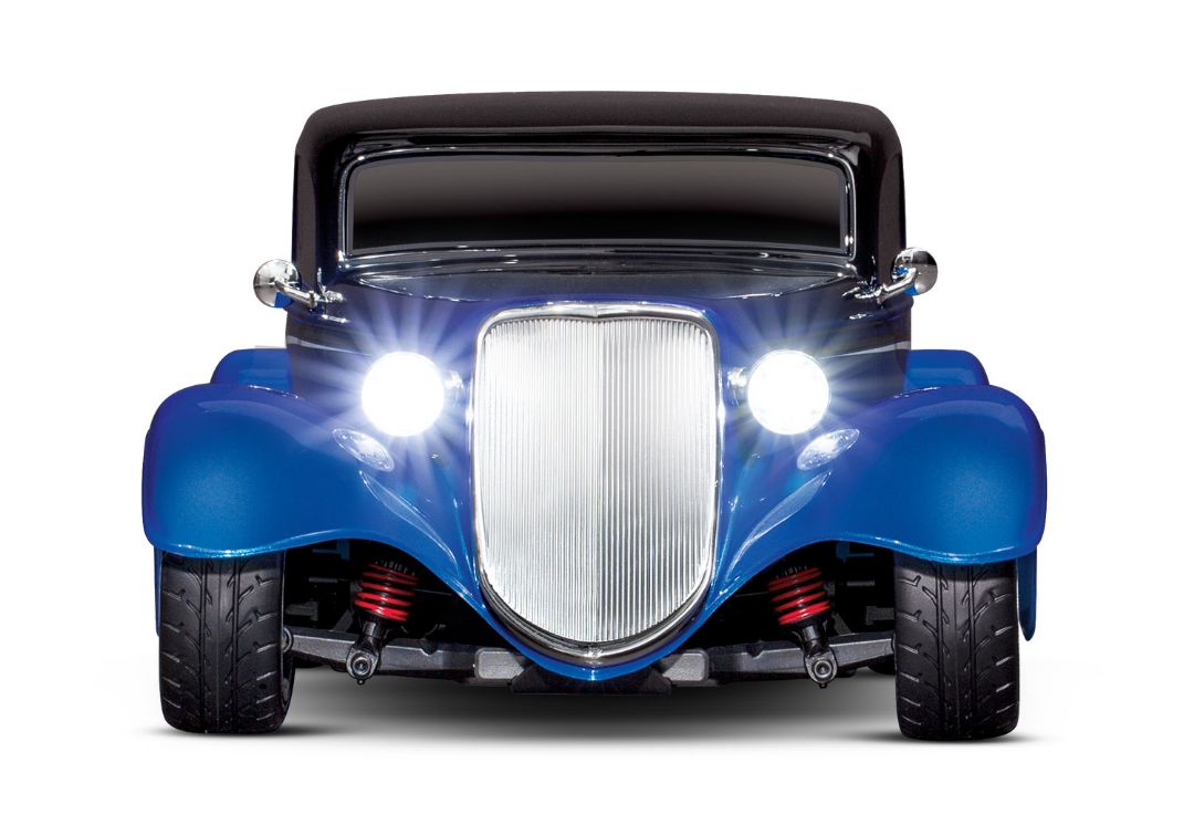 Traxxas Factory Five '33 Hot Rod Coupe 1/10 - Metallic Blue Fade - Click Image to Close