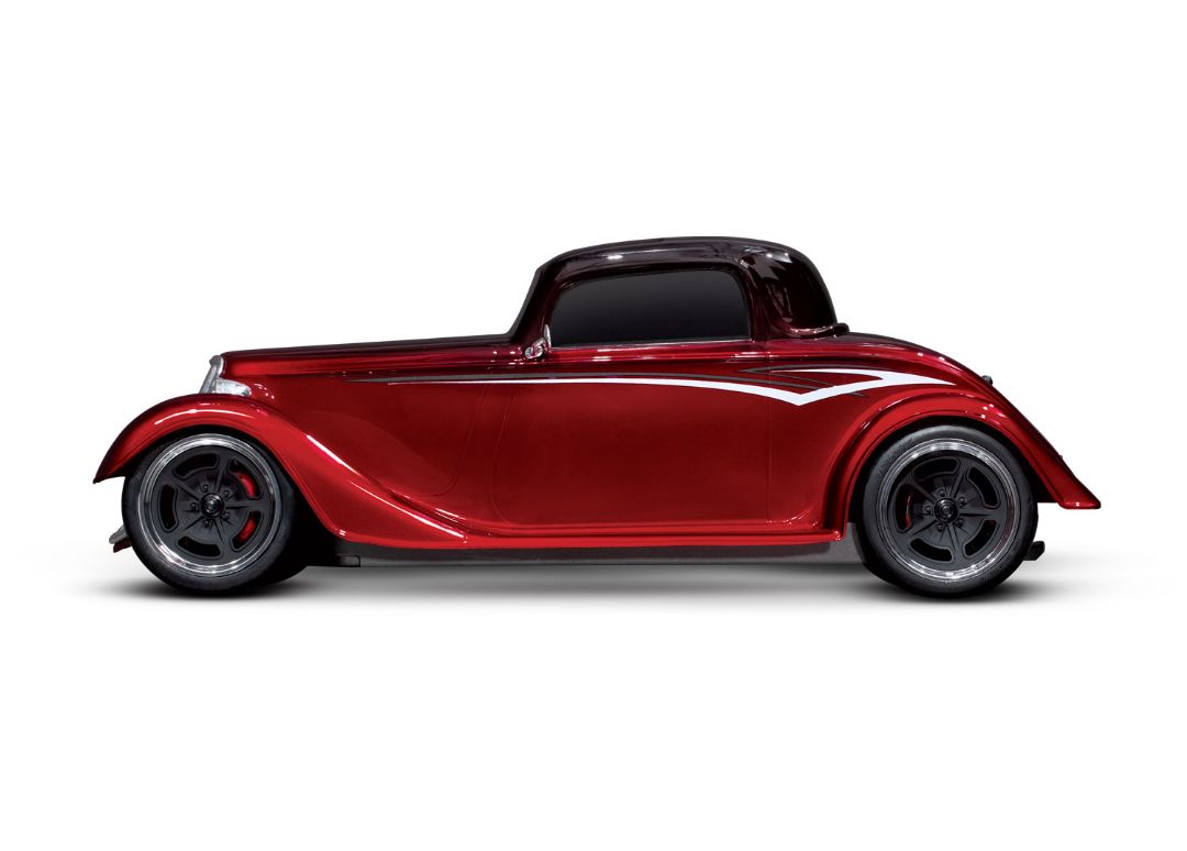 Traxxas Factory Five '33 Hot Rod Coupe 1/10 - Metallic Red Fade - Click Image to Close