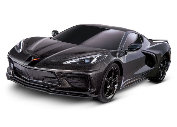 Traxxas Chevrolet Corvette Stingray: 1/10 Scale AWD Supercar with TQ 2.4GHz Radio System - Black