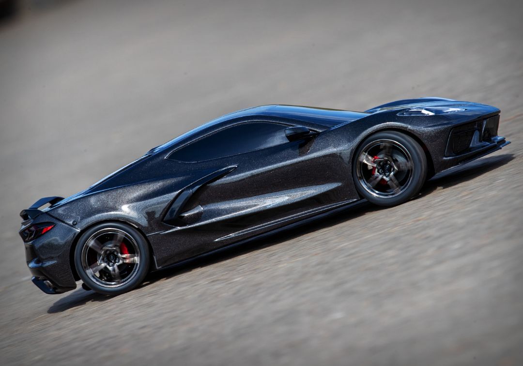 Traxxas Chevrolet Corvette Stingray: 1/10 AWD Supercar - Black