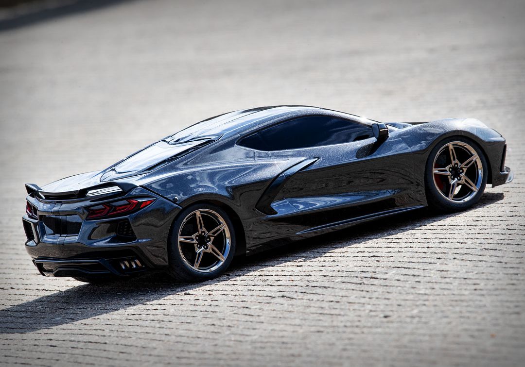Traxxas Chevrolet Corvette Stingray: 1/10 AWD Supercar - Black