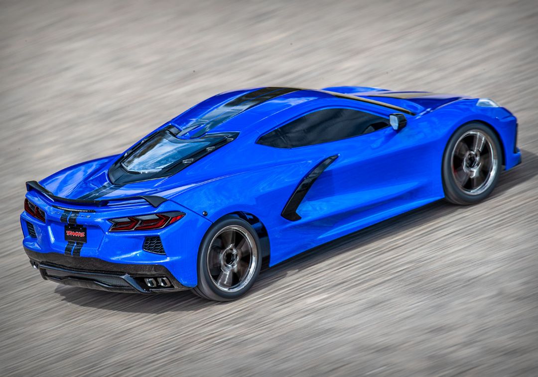 Traxxas Chevrolet Corvette Stingray: 1/10 AWD Supercar - Blue