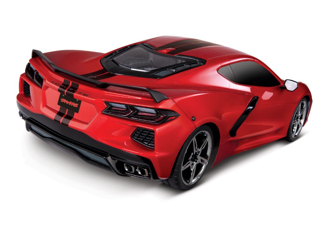 Traxxas Chevrolet Corvette Stingray: 1/10 AWD Supercar - Red