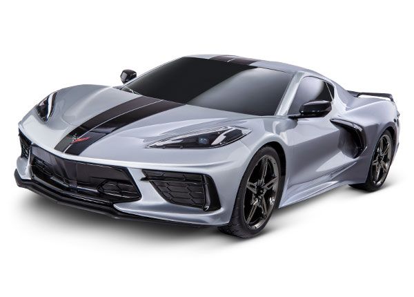 Traxxas Chevrolet Corvette Stingray: 1/10 Scale AWD Supercar with TQ 2.4GHz Radio System - Silver