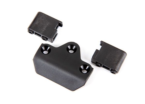 Traxxas Skidplate, front/ servo mounts, steering (2) - Click Image to Close