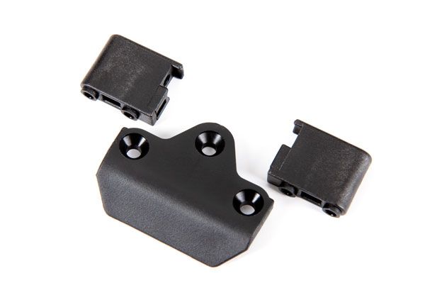 Traxxas Skidplate, front/ servo mounts, steering (2)