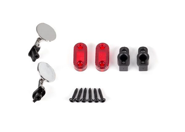 Traxxas Side mirrors (left & right) (fits #9333 or #9335 body) - Click Image to Close