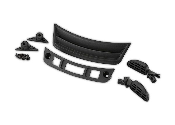 Traxxas Mirrors, Side (Left & Right)/ Mounts (Left & Right)/ Hood Vent/ Mount/ 2.6X8Mm BCS (4)