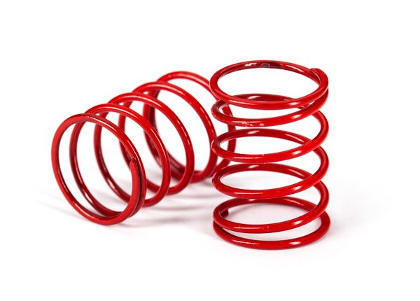 Traxxas Springs, shock (red) (1.029 rate) (2)