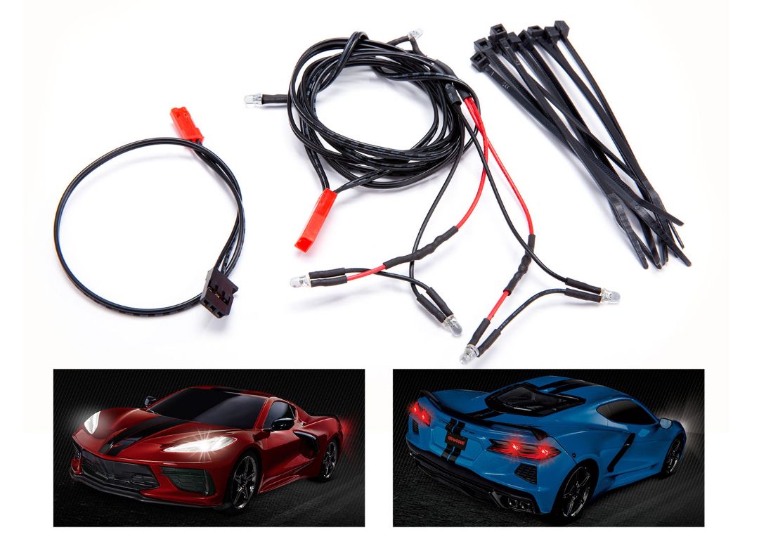 Traxxas LED light harness/ power harness (fits #9311 body) - Click Image to Close