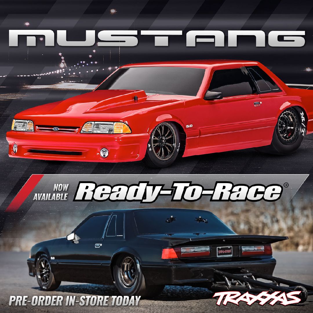 Traxxas Ford Mustang 5.0 Drag Slash RTR - Red