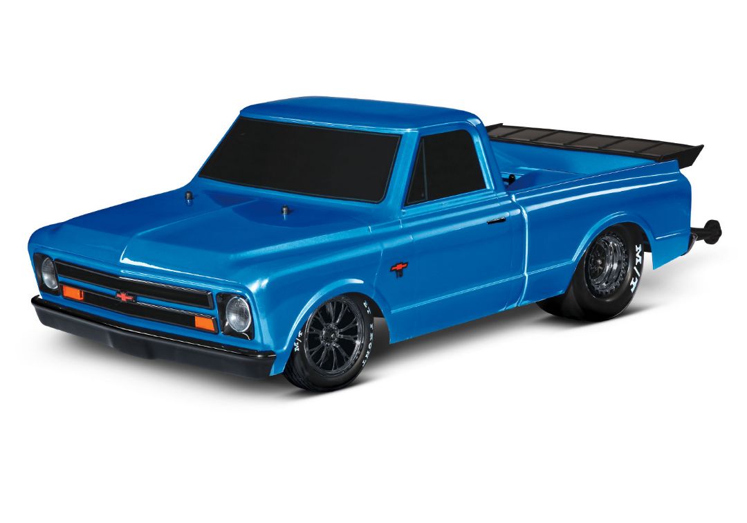 Traxxas 1967 Chevrolet C10 Drag Slash - Brilliant Blue - Click Image to Close