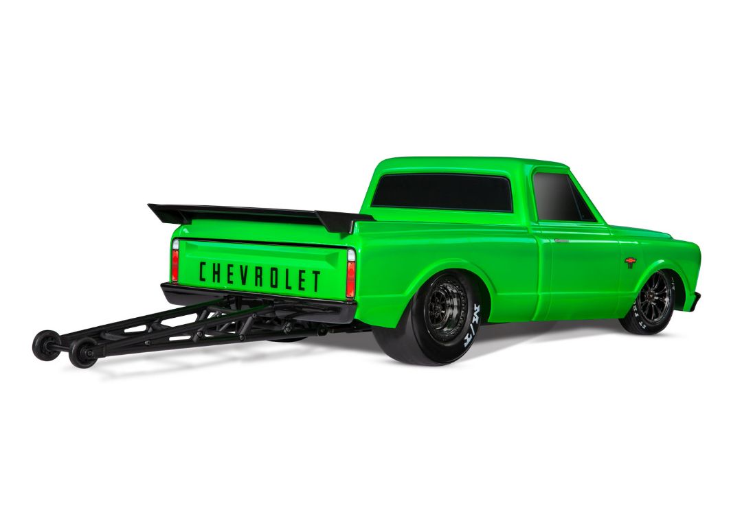 Traxxas 1967 Chevrolet C10 Drag Slash - Green Machine - Click Image to Close