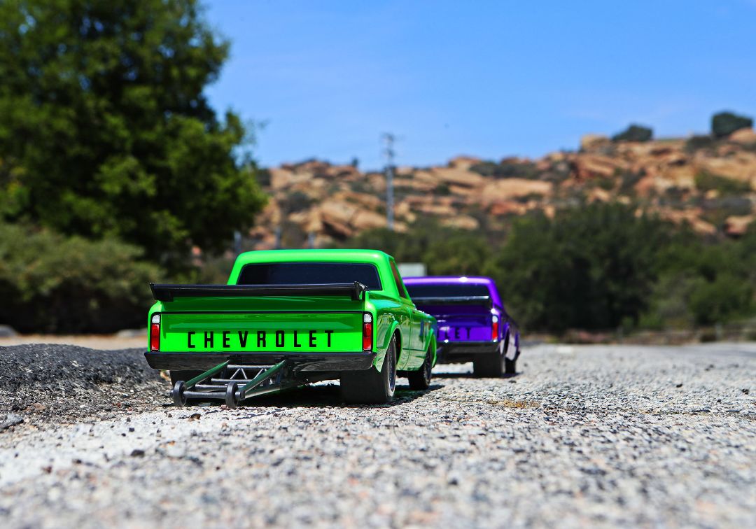 Traxxas 1967 Chevrolet C10 Drag Slash - Green Machine - Click Image to Close