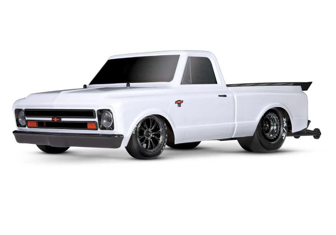 Traxxas 1967 Chevrolet C10 Drag Slash - Diamond White - Click Image to Close