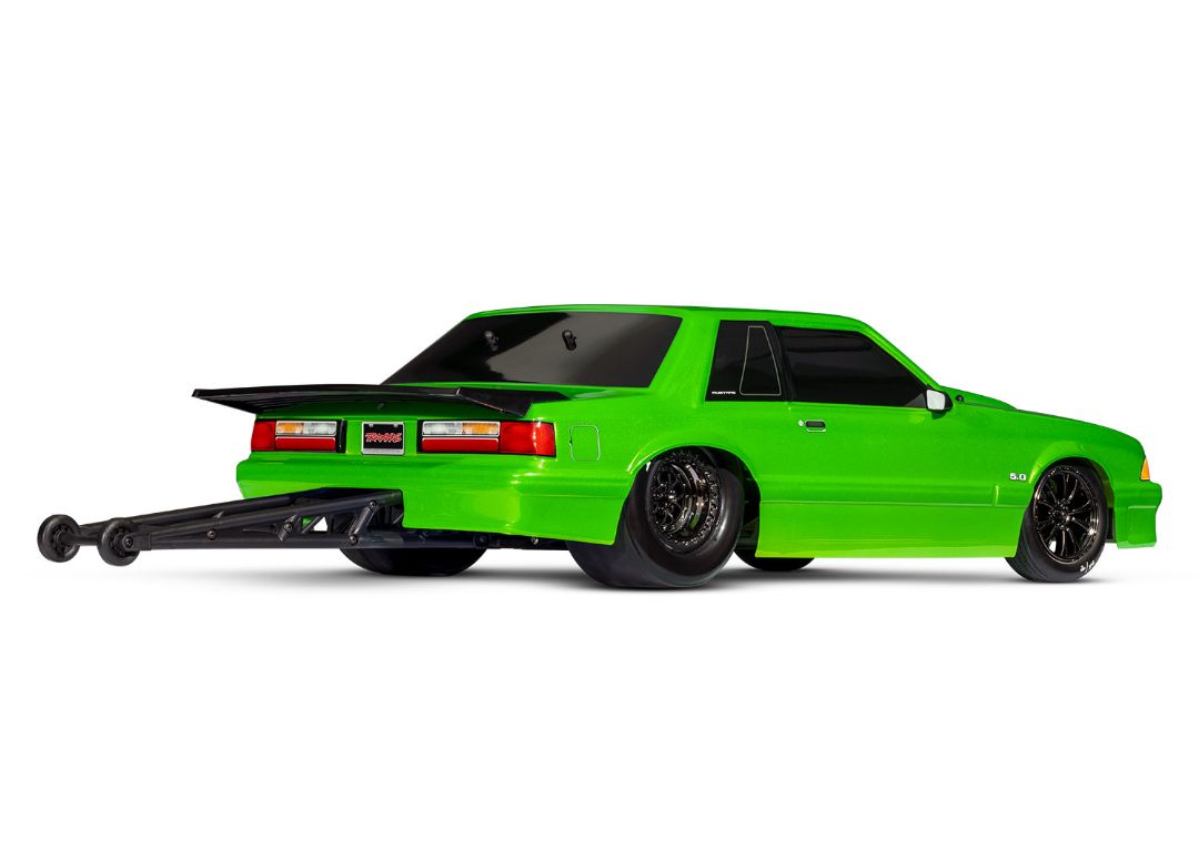 Traxxas Body, Ford Mustang, Fox Body, Green - Click Image to Close