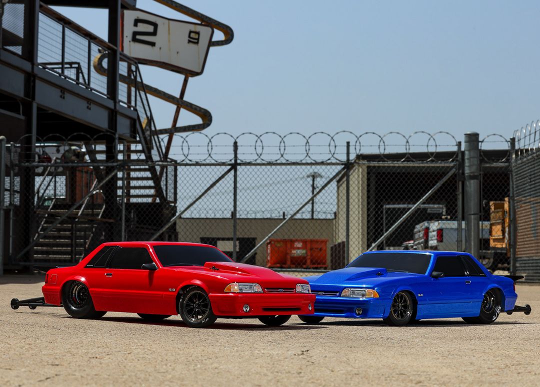 Traxxas Body, Ford Mustang, Fox Body, Red