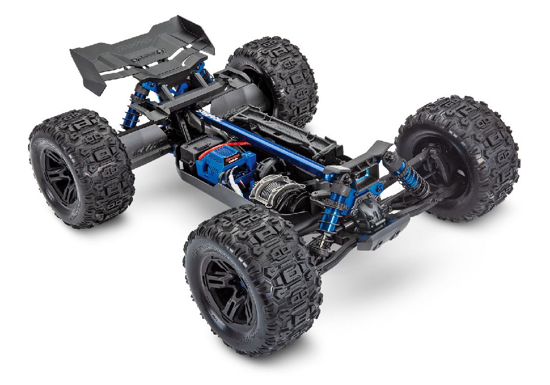 Traxxas Sledge 1/8 with Belted Sledgehammer tires - Blue