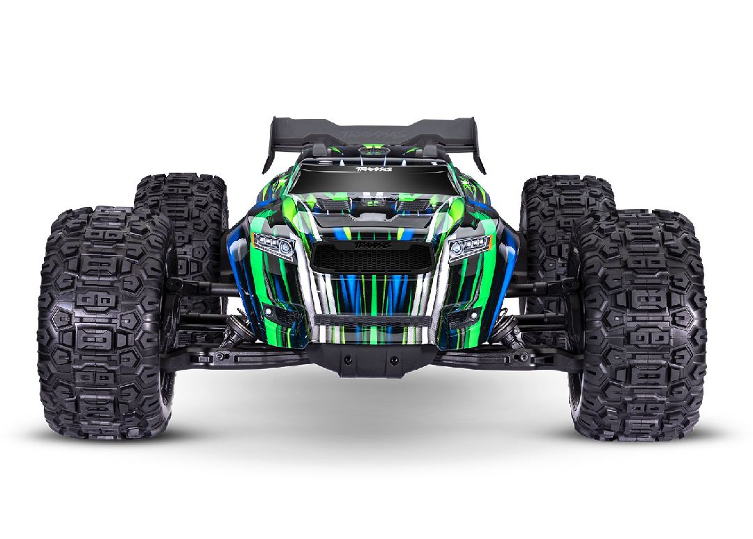 Traxxas Sledge 1/8 with Belted Sledgehammer tires - Green