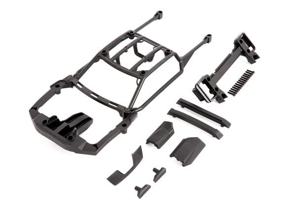 Traxxas Body support (assembled with front mount & rear latch)/ - Click Image to Close