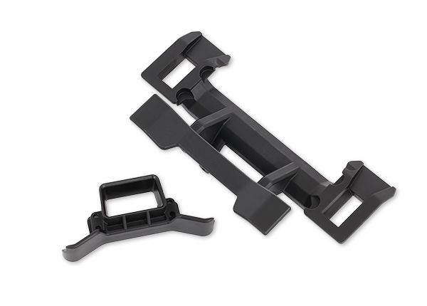 Traxxas Body mounts, rear/ shock guard (body retainer), front