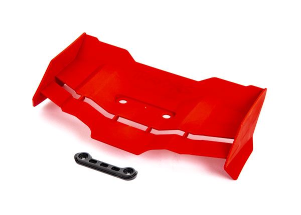 Traxxas Wing/ wing washer (red)