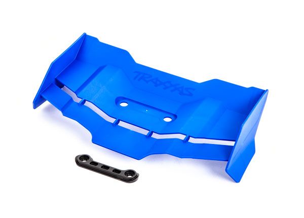 Traxxas Wing/ wing washer (blue) - Click Image to Close