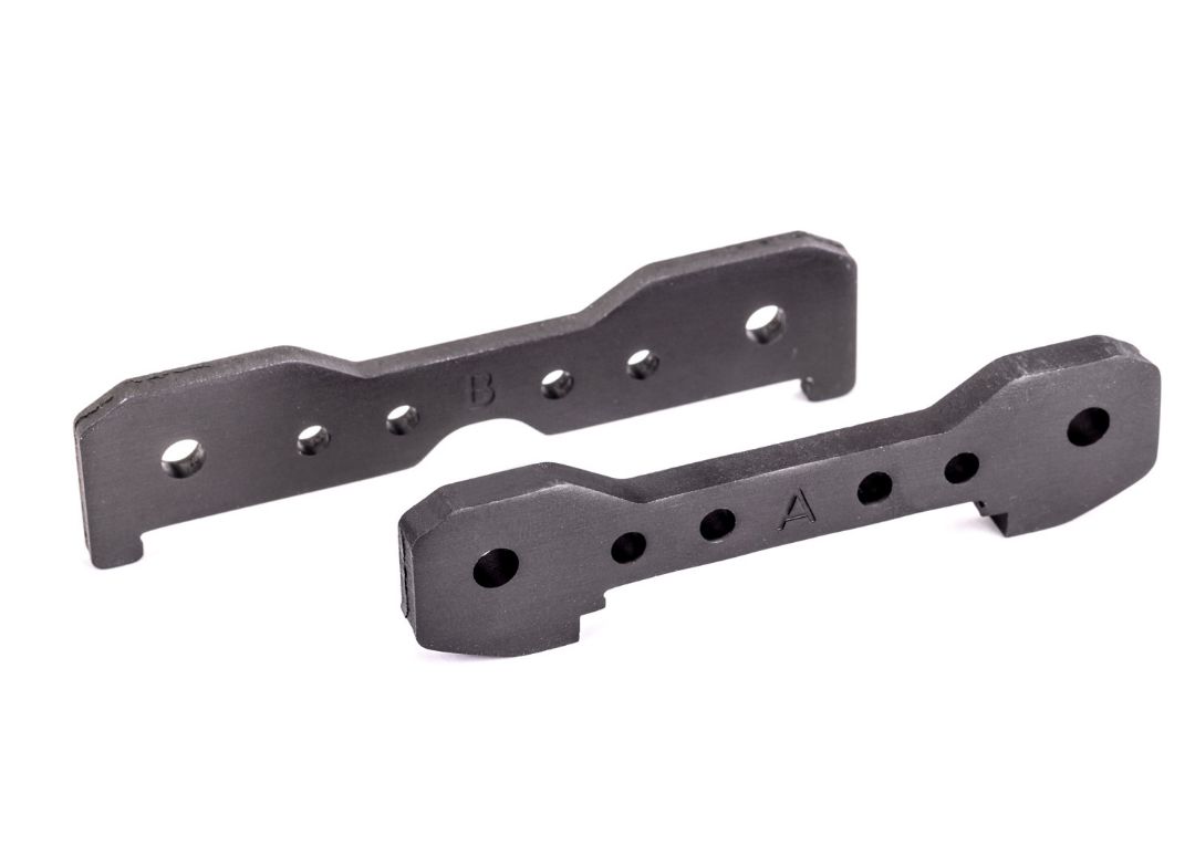 Traxxas Tie Bars, Front, Aluminum (Dark Titanium-Anodized)