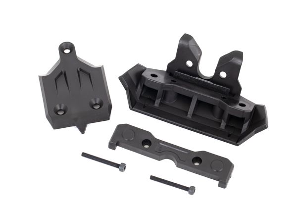 Traxxas Bumper, front/ skidplate, front/ tie bar mount, front/ 3