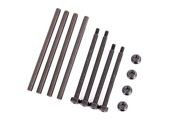 Traxxas Suspension pin set, front & rear (hardened steel), 4x67m