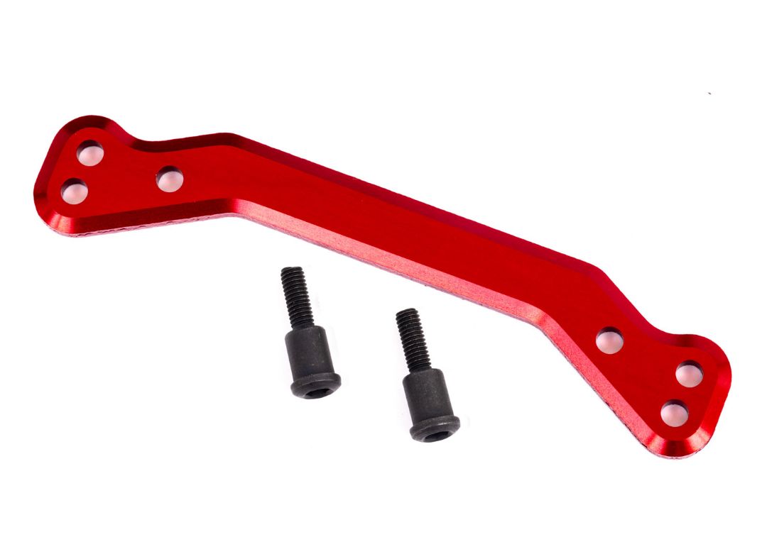 Traxxas Draglink, Steering, Aluminum (Red-Anodized) - Click Image to Close