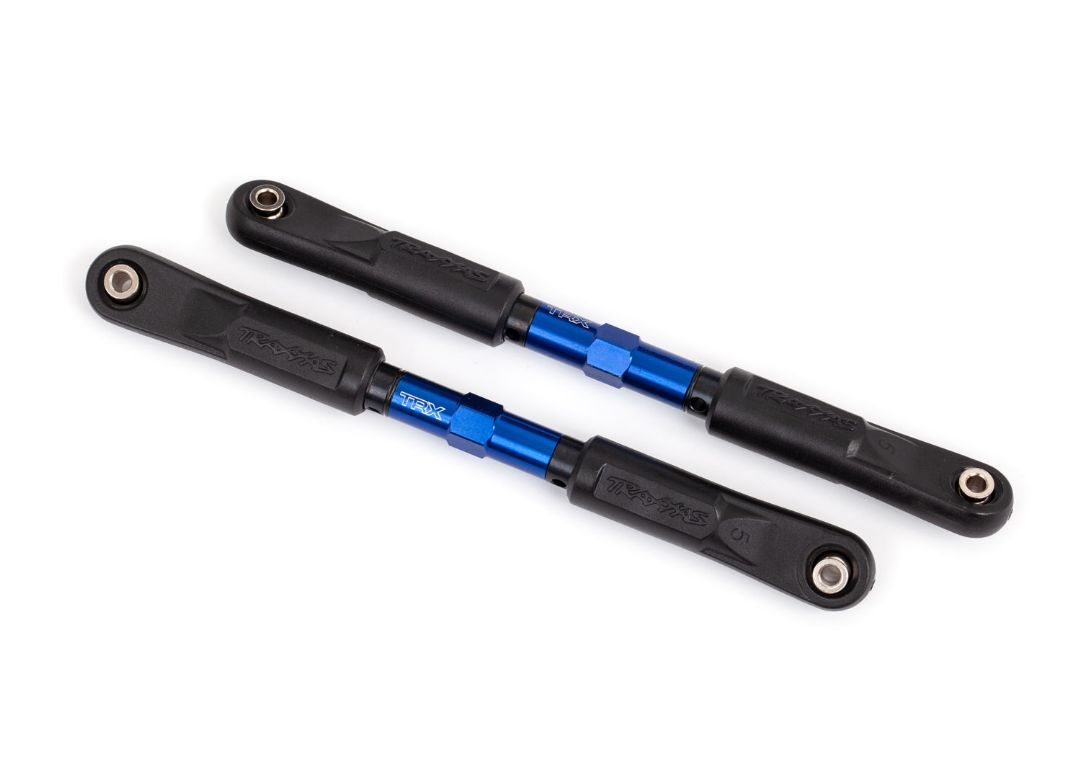 Traxxas Toe Links, Sledge (Tubes Blue-Anodized, 7075-T6 Aluminum, Stronger Than Titanium) (120Mm) (2)/ Rod Ends, Assembled With Steel Hollow Balls (4)/ Aluminum Wrench, 8Mm (1)