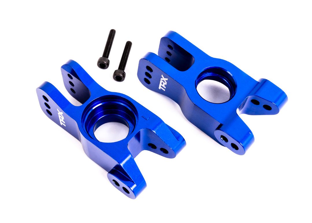 Traxxas Carriers, Stub Axle - Blue-Anodized