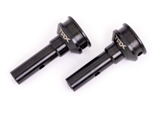 Traxxas Stub Axles, Hardened Steel (2)(For Steel CV Driveshafts)