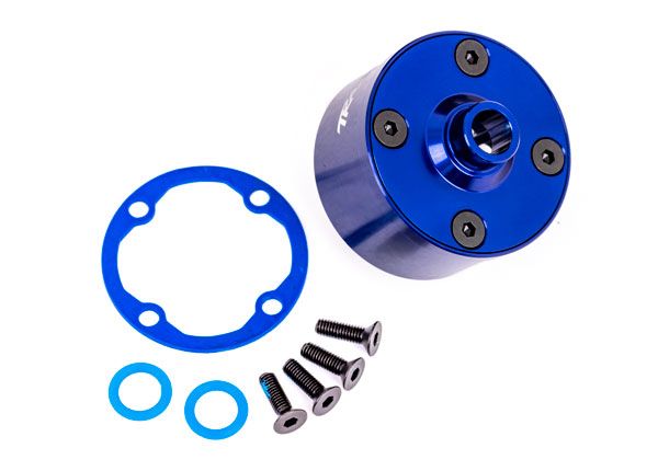 Traxxas Carrier, Differential (Aluminum, Blue-Anodized)