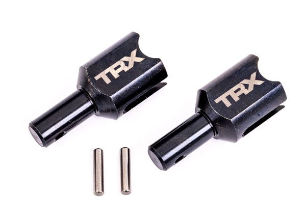 Traxxas Differential Output Cup, Front Or Rear (Hardened Steel, Heavy Duty) (2)/ 2.5x12mm Pin (2)