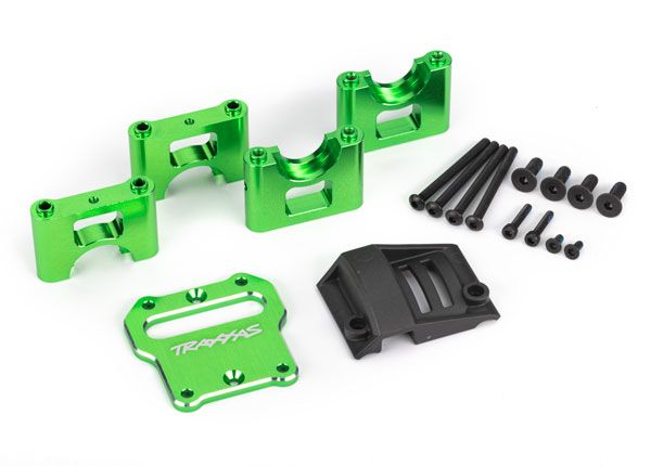 Traxxas Mount, Center Differential Carrier, Aluminum (Green)