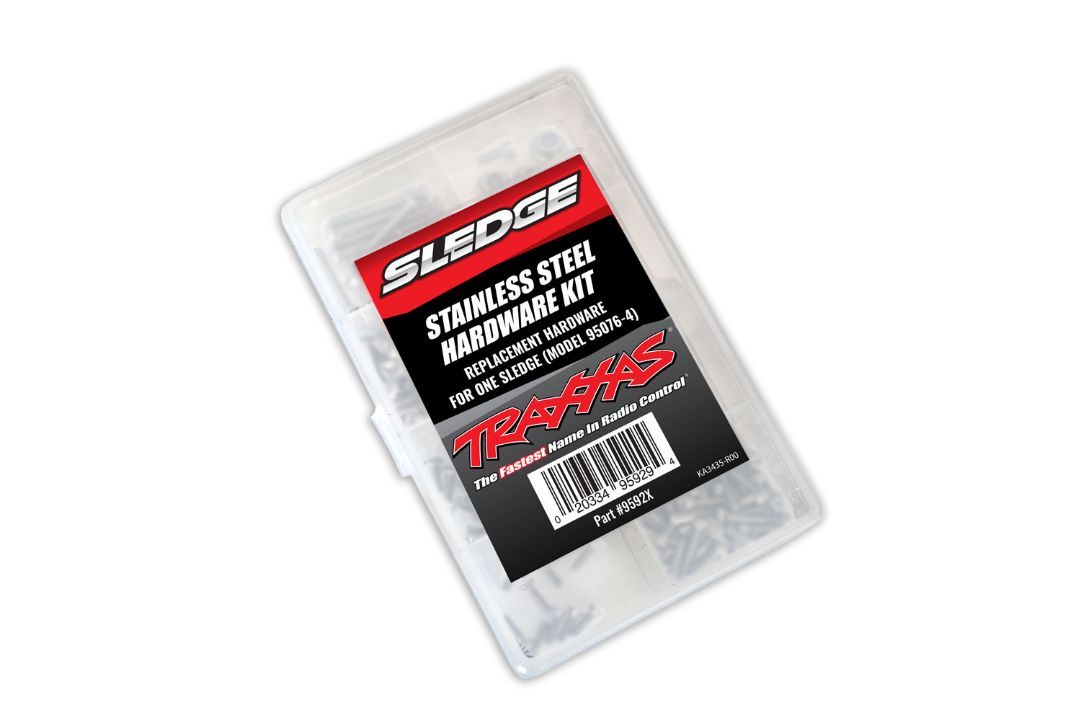 Traxxas Hardware Kit, Stainless Steel, Sledge - Click Image to Close