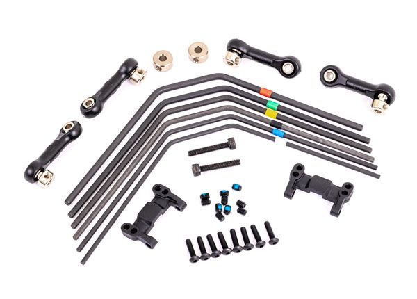 Traxxas Sway bar kit, Sledge (front and rear) (includes front and rear sway bars and linkage)