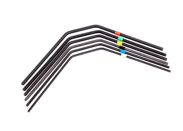 Traxxas Sway bar set, Sledge (includes 1 each of all 6 sway bars)
