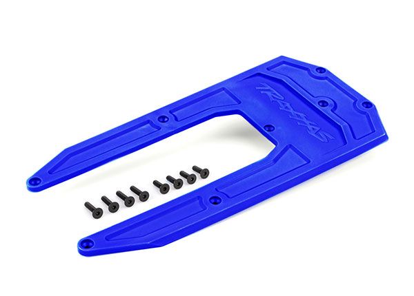 Traxxas Skidplate, Chassis, Blue (Fits Sledge)