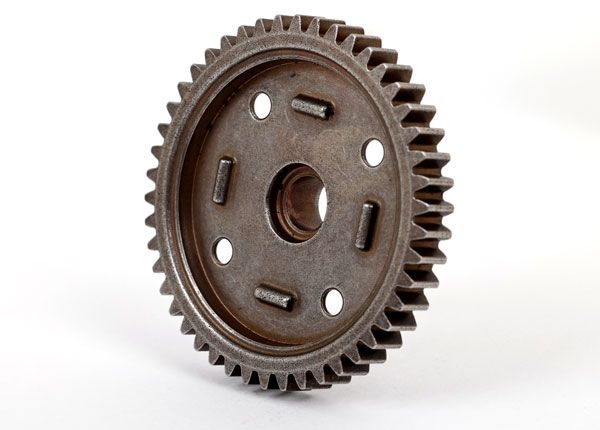 Traxxas Spur gear, 46-tooth, steel (1.0 metric pitch) - Click Image to Close